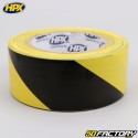Rotolo adesivo di sicurezza HPX giallo e nero 50 mm x 33 m