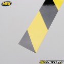 Rotolo adesivo di sicurezza permanente HPX giallo e nero 48 mm x 33 m