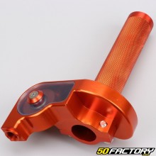 Manopola acceleratore cross alu arancione