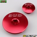 Tapones de cárter de encendido Honda CRF XNUMX (desde XNUMX) Bud Racing rojos