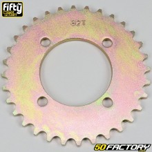 Rear sprocket 32 teeth steel 420 Yamaha Chappy,  FS1,RZ, DT MX 50, PW 80 ... Fifty