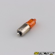 H6W indicator bulb with offset lugs 12V 6W orange