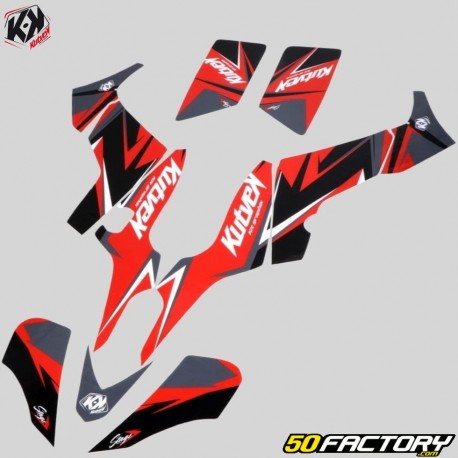 Kit decorativo Kymco Maxxer  XNUMX (XNUMX) Kutvek rojo