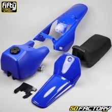 Kit carénages complet Yamaha PW 80 Fifty bleu