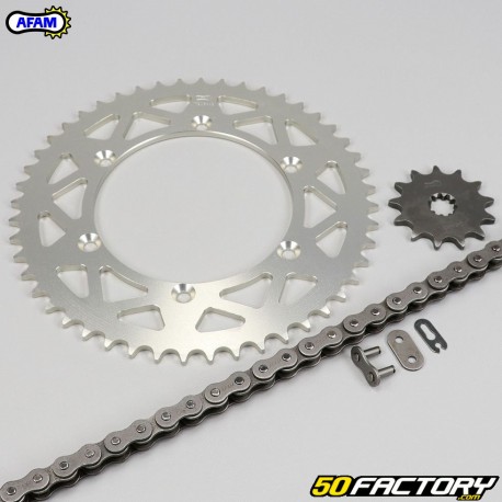 Kit catena 13x48x114 Suzuki RM-Z250 (2004 - 2006) Afam grigio