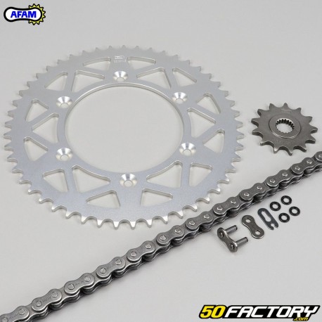 Kit catena O-ring 13x49x114 Suzuki RM-Z250 (2010 - 2012) Afam grigio