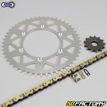 Kit chaîne renforcé 13x51x114 Suzuki RMX-Z 450 Afam or