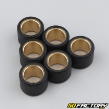 Rolos de variador 13g 18x14 mm Honda, Kymco, Malaguti, Peugeot, Sym preto