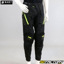 Pantaloni Shot Nero climatico e giallo neon