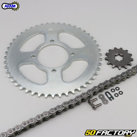 Kit de cadena de juntas tóricas 13x48x106 Yamaha RZ 50 Afam gris