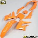 Kit de carenado Derbi Senda  DRD Xtreme, Gilera SMT, RCR  (XNUMX - XNUMX) Fifty  naranja