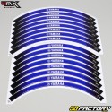 Adesivi riflettente per cerchi Yamaha 4MX blu