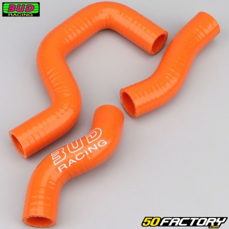 Durites de refroidissement KTM SX-F, EXC-F, Husqvarna FC, FE 450 (2013 - 2015) Bud Racing oranges