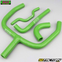 Mangueras de refrigerante Kawasaki KXF XNUMX (XNUMX - XNUMX) Bud Racing  verde