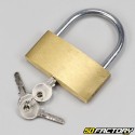 60 mm brass key padlock