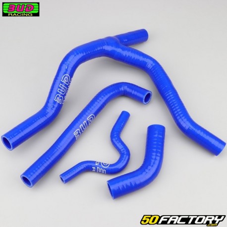 Kawasaki KXF XNUMX Kühlschläuche (bis XNUMX) Bud Racing  blau