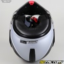 Casco modular Nox  Stratos Fighter  negro mate y titanio