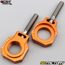 Orangefarbene Kettenspanner für KTM SX, EXC XNUMX, XNUMX, XNUMX... XNUMXMX