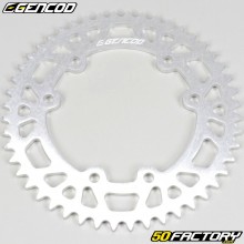 Rear sprocket 48 aluminum teeth 420 Derbi,  Rieju,  Yamaha,  Peugeot... Gencod gray