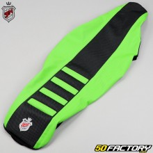 Seat cover Kawasaki KXF 250 (2017 - 2020), 450 (2016 - 2018) JN Seats black and green