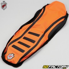 Seat cover KTM SX 125, 250, SX-F 450 ... (2007 - 2010), EXC (2008 - 2011) JN Seats orange and black