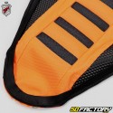 Funda de asiento KTM SX 125, 250, SX-F 450 ... (2019 - 2022), EXC (2020 - 2023) JN Seats negro y naranja