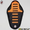 Funda de asiento KTM SX 125, 250, SX-F 450 ... (2019 - 2022), EXC (2020 - 2023) JN Seats negro y naranja