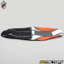 Capa de assento KTM SX 125, 250, SX-F 450 ... (2019 - 2022), EXC (2020 - 2023) JN Seats preto e branco