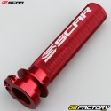 Tubo de alça de gás de alumínio Yamaha  YZF, WR-F...XNUMX, XNUMX... Scar  vermelho