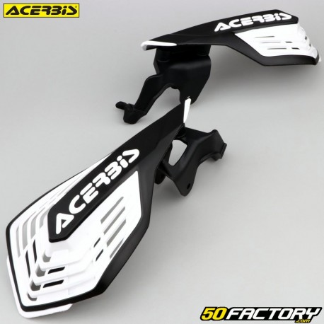 Protetores de mão Honda CRF 450 R, RX (Desde 2021) Acerbis K-Future HH preto e branco