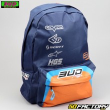 Rucksack Bud Racing School Team blau und orangefarben 