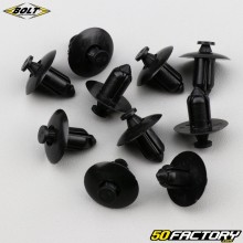 Ø8 mm Bolt fairing clips black (10 set)
