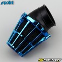 Ã˜43 mm air filter Polini 30Â° blue