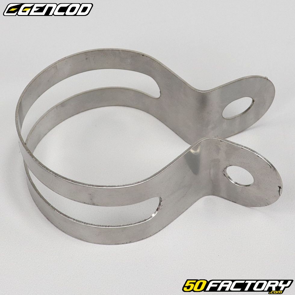 COLLIER SUPPORT ECHAPPEMENT OVAL SCOOTER MOTO 80 MM