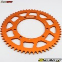 Couronne 56 dents alu 420 Sherco SM, SM-R, SE-R, Suzuki RMX, SMX 50 Supersprox orange