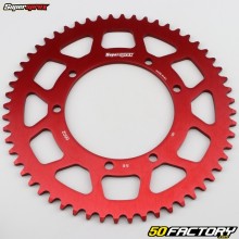 Couronne 56 dents alu 420 Sherco SM, SM-R, SE-R, Suzuki RMX, SMX 50 Supersprox rouge