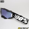 100% Armega goggle black silver iridium screen