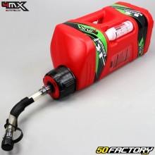 10L fuel jerrycan with 4MX Kawasaki oil dispenser