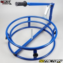 Desmontadora manual de neumáticos para moto 4MX azul