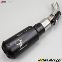 Silencer KTM Duke, RC 125, 390, Husqvarna Vitpilen 401... (since 2021) IXrace black MK2