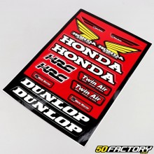 Aufkleber Honda MX XNUMXxXNUMX cm (Set)
