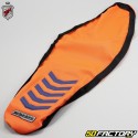 Housse de selle KTM SX 125, 250, SX-F 450... (2019 - 2022), EXC (2020 - 2023) JN Seats orange et bleu