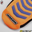 Housse de selle KTM SX 125, 250, SX-F 450... (2019 - 2022), EXC (2020 - 2023) JN Seats orange et bleu