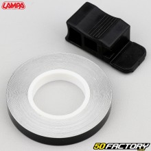 Adesivo riflettente per cerchi Lampa nero con applicatore 7 mm