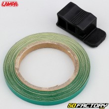 Adhesivo cinta para borde de llanta Lampa verde con aplicador XNUMX mm