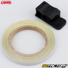 Adhesivo cinta para borde de llanta Lampa blanca con aplicador XNUMX mm