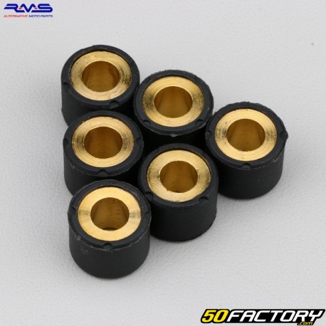 Rolos variadores 7.5g 15x12 mm Minarelli vertical e horizontal MBK Booster,  Nitro... RMS