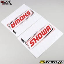 Stickers de fourche 4MX Showa transparents