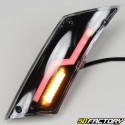 Indicadores traseros y luces traseras LED negras Piaggio Zip (Desde 2000)