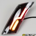 Indicadores traseros y luces traseras LED negras Piaggio Zip (Desde 2000)